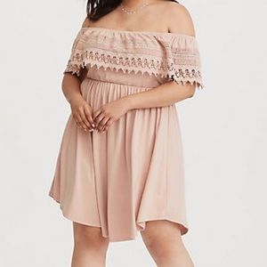Torrid off shoulder dress 2x